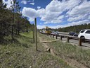 I-70 Floyd Hill Deer Fence Installation